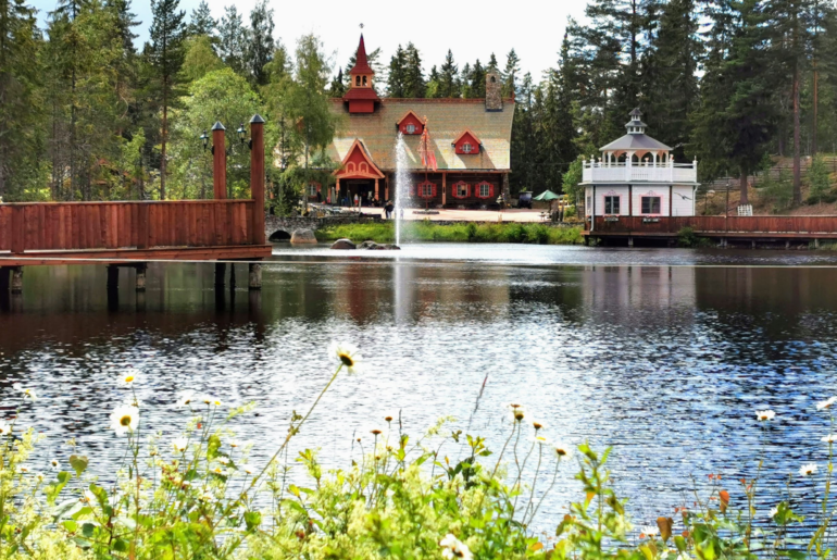 Santa world in Sweden