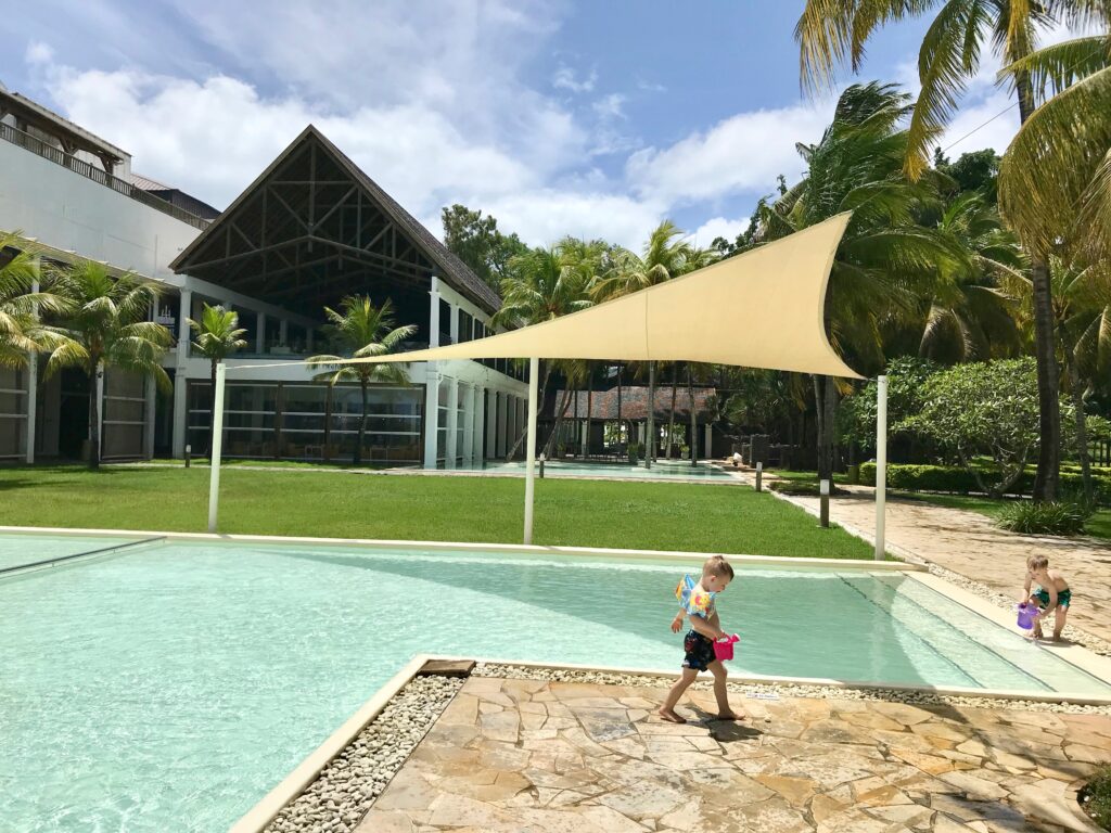 barn på Mauritius Ravenala attitude hotel
