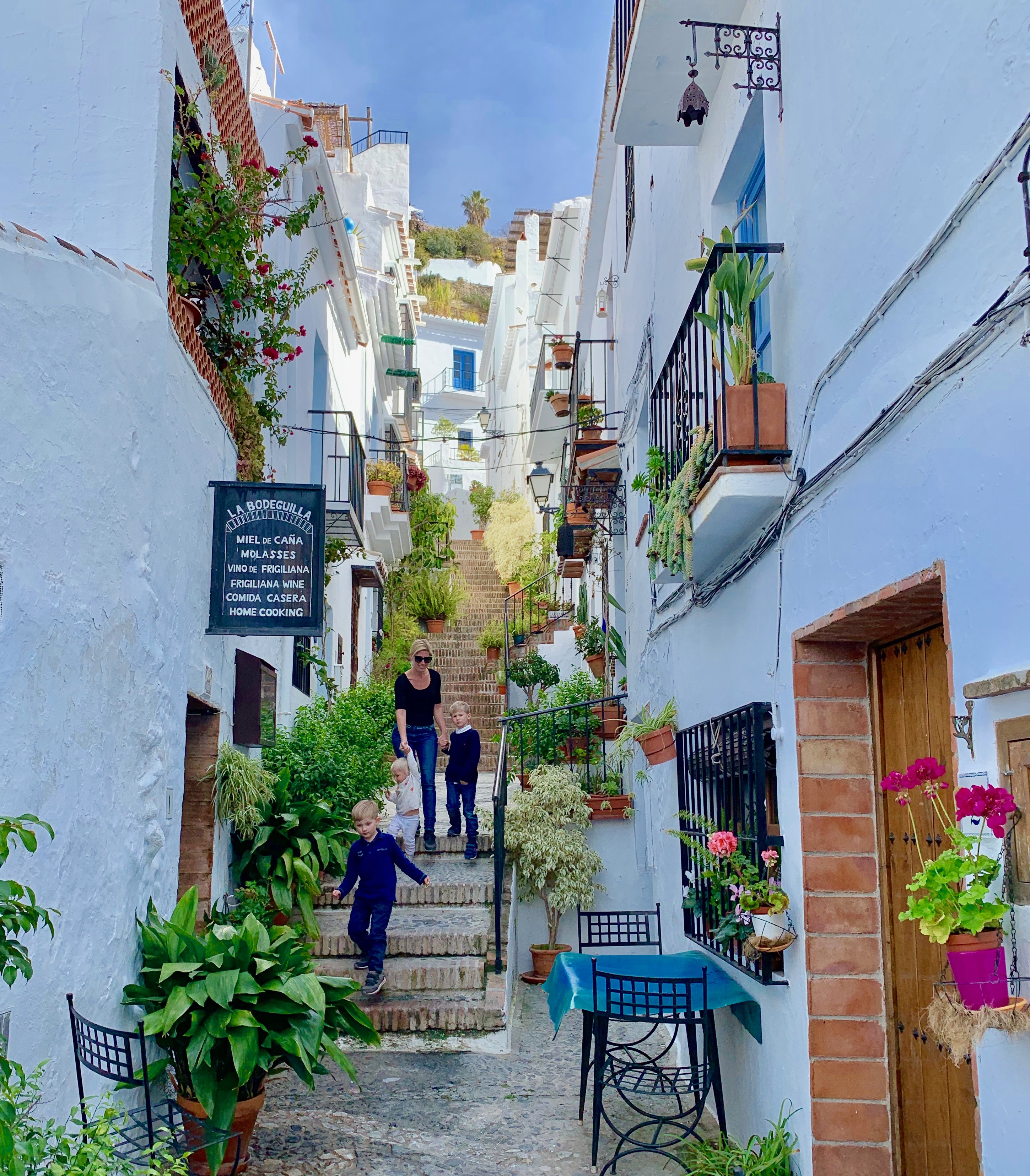 Utflykt i Frigiliana med barn