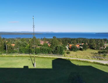 Vacker utsikt över Siljan från Green Hotel Dalarna
